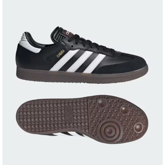 NWT Adidas Sambas Black Indoor Soccer Sneakers size 7 - Picture 7 of 7